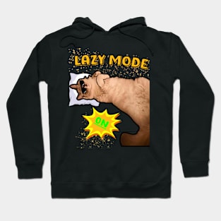 Funny Cat On Lazy Mode Hoodie